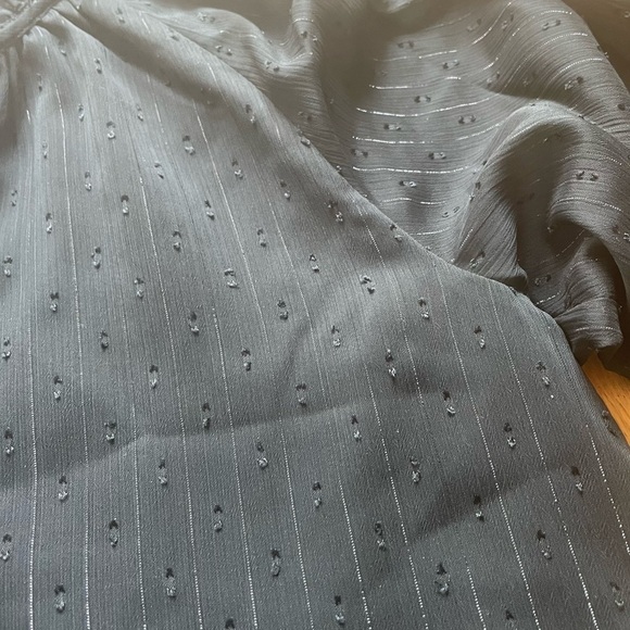 NWT SANCTUARY VOLUME BLACK BLOUSE - XS - Picture 12 of 16